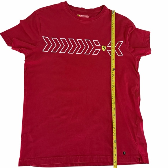 SCUDERIA FERRARI Red Graphic Logo T-Shirt Racing Motorsport Tee xl - Picture 10 of 11
